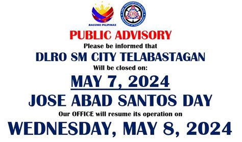 Please be informed that DLRO .